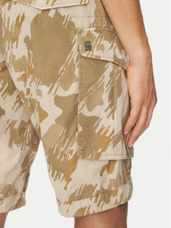 G-Star Raw Szorty materiałowe Rovic Zip D08566-D955 H174 Beżowy Relaxed Fit