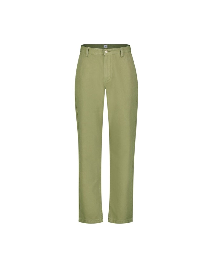 LEE MĘSKIE SPODNIE MATERIAŁOWE RELAXED WORKWEAR CHINO MERCANTIL GREEN 112355786 L78K008526