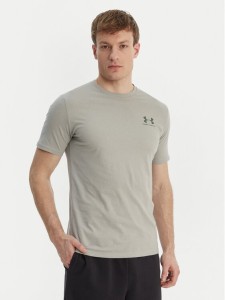 Under Armour T-Shirt Left Chest Logo SS 1326799 Szary Loose Fit