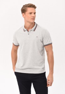 Melanżowa koszulka polo O-HARPER