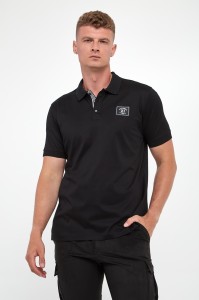 Polo męskie z logo KARL LAGERFELD