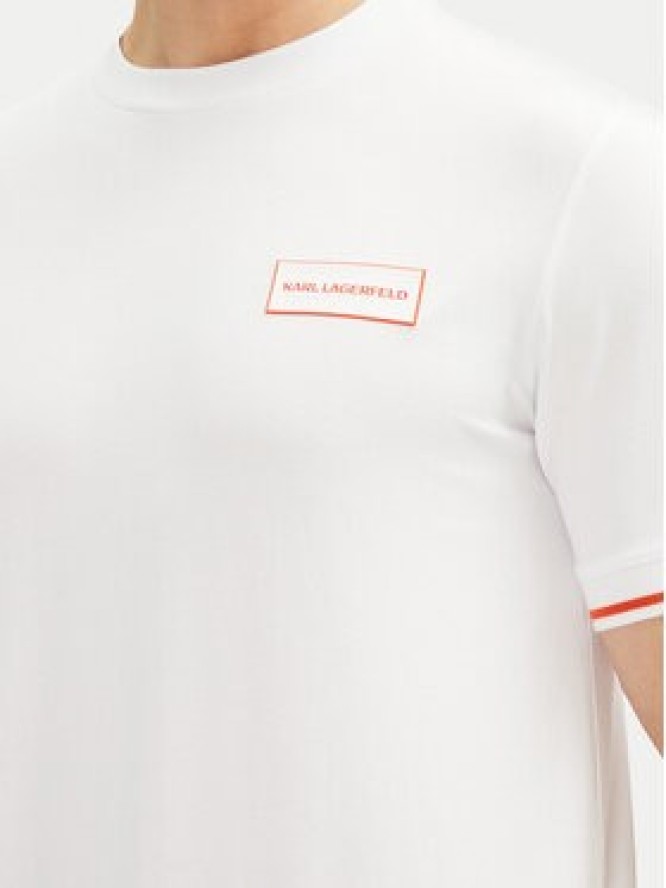KARL LAGERFELD T-Shirt 755020 552221 Biały Regular Fit