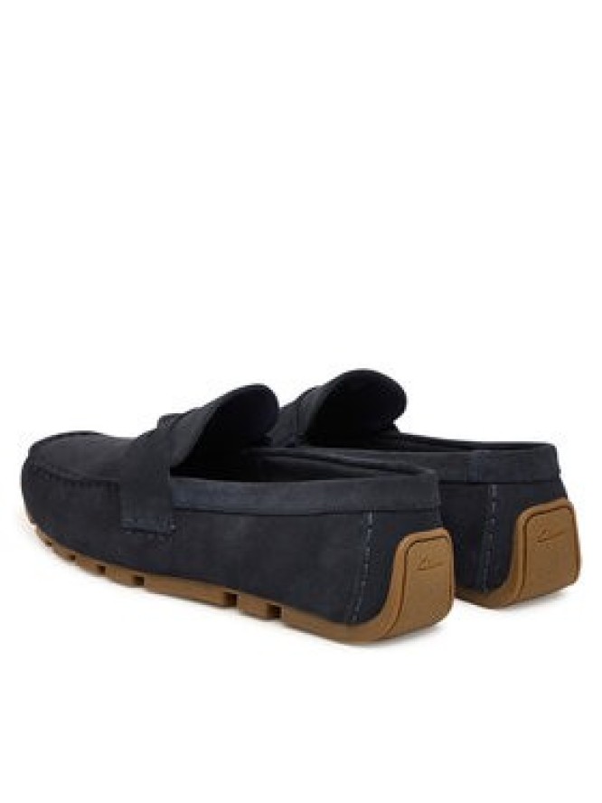Clarks Mokasyny Corsley Bar 26184514 Granatowy