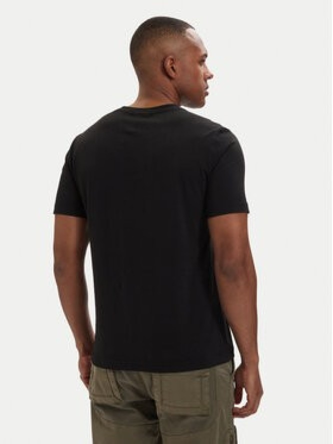 Aeronautica Militare T-Shirt 261TS1942UJ00538 Czarny Regular Fit