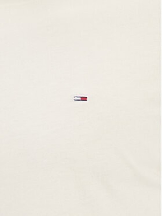 Tommy Jeans T-Shirt Jaspe DM0DM09586 Beżowy Slim Fit