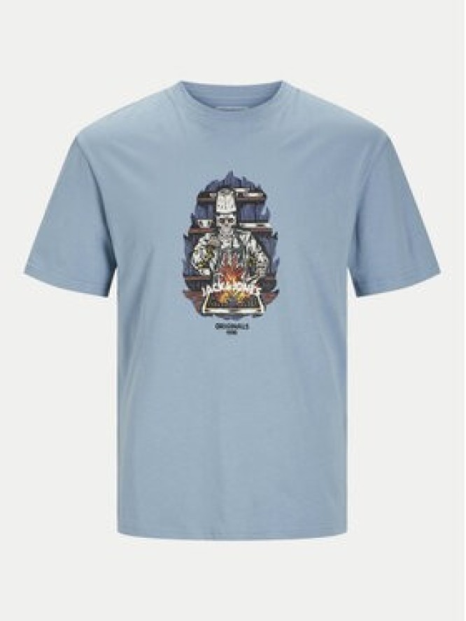 Jack & Jones T-Shirt Seven Skull 12262491 Zielony Regular Fit