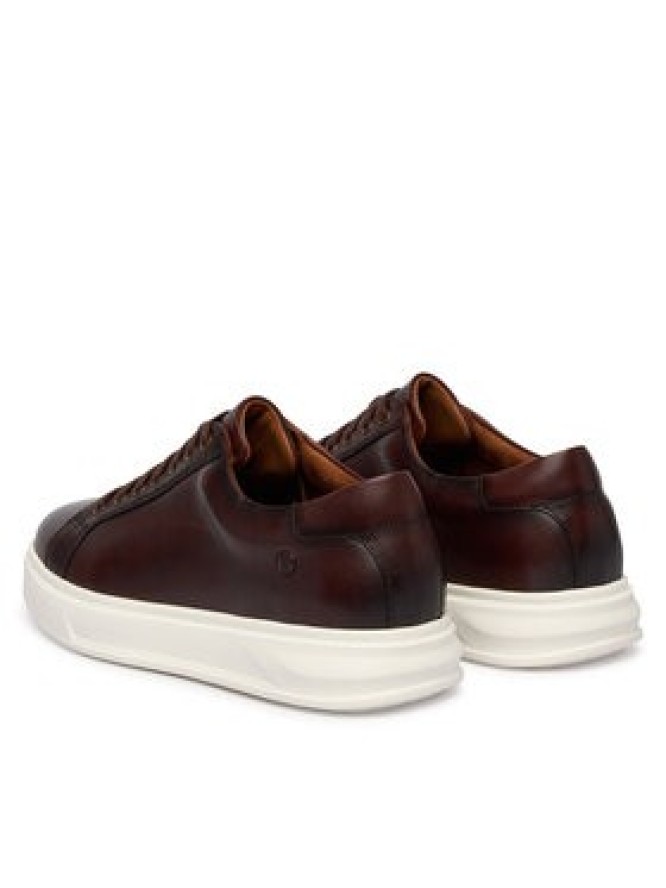 Clarks Sneakersy Goswell Tie 26186560 Brązowy