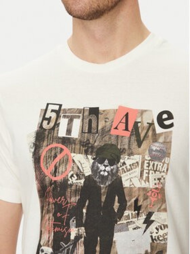 Blend T-Shirt 20717965 Biały Regular Fit