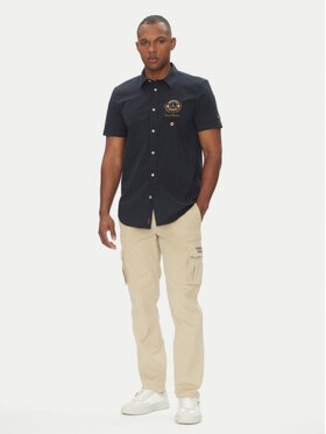 Aeronautica Militare Koszula 251CA1285CT3288 Granatowy Regular Fit