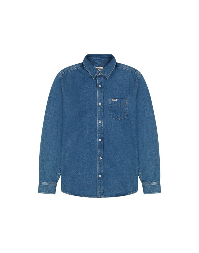 WRANGLER MĘSKA KOSZULA 1 PKT SHIRT MID STONE 112357191 W5X2014179