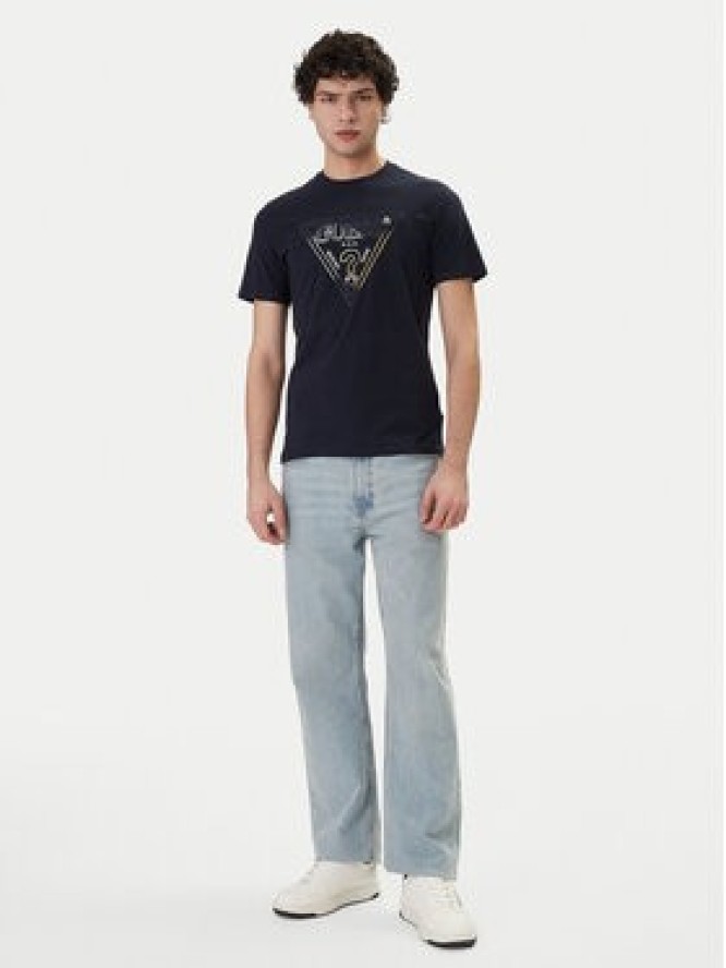 Guess T-Shirt M6GI11 K2992 Granatowy Slim Fit