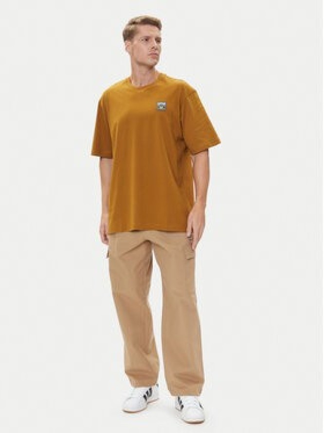 adidas T-Shirt Wabash JW0160 Brązowy Loose Fit