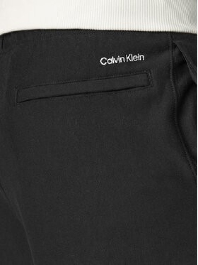 Calvin Klein Jeans Szorty sportowe Terry LV04RF275G Czarny Regular Fit