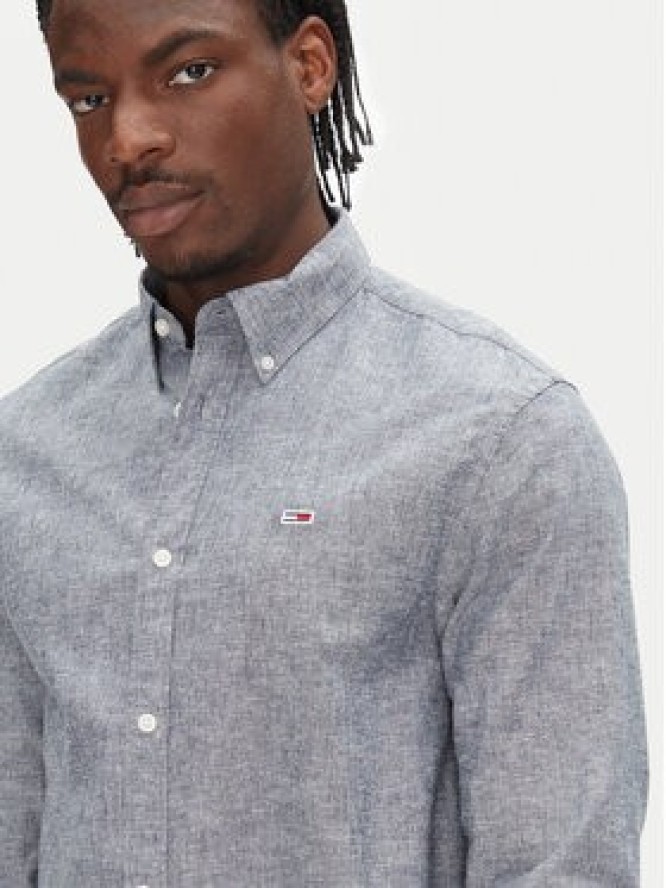 Tommy Jeans Koszula DM0DM20875 Granatowy Regular Fit