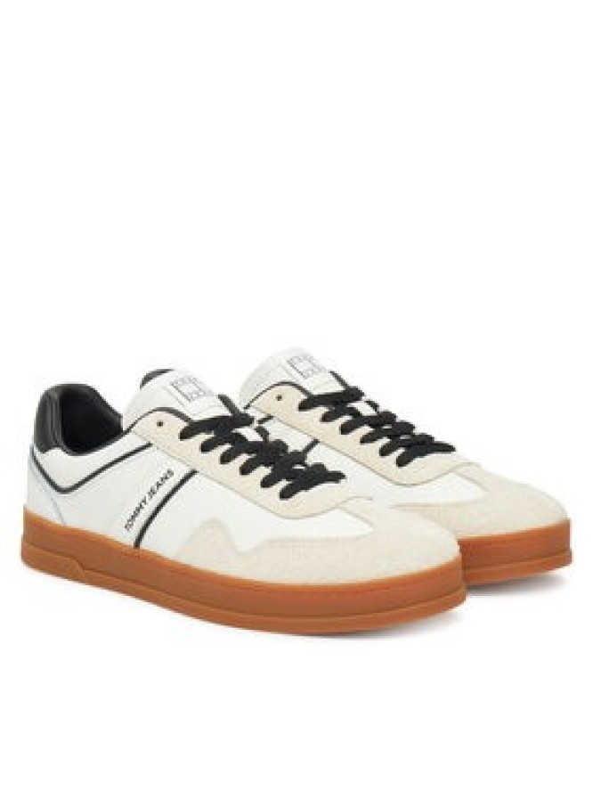 Tommy Jeans Sneakersy The Greenwich Leather EM0EM01587 Écru