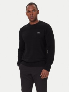 BOSS Sweter Momentum-X CN 50547507 Czarny Slim Fit