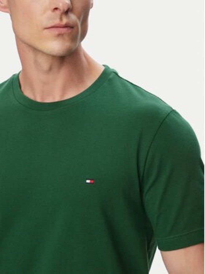 Tommy Hilfiger T-Shirt Ess Seasonal MW0MW39995 Zielony ciemny Regular Fit