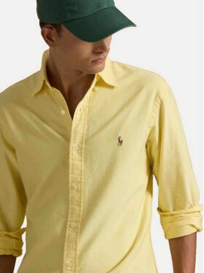 Polo Ralph Lauren Koszula 710795462004 Żółty Custom Fit