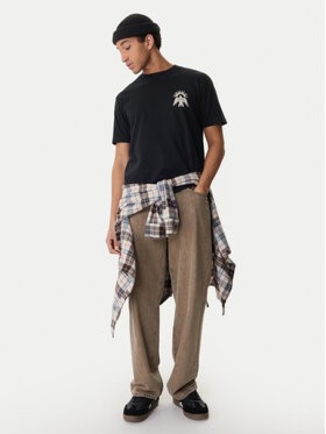 RVCA T-Shirt Las Cruces EVYZT00279 Czarny Regular Fit