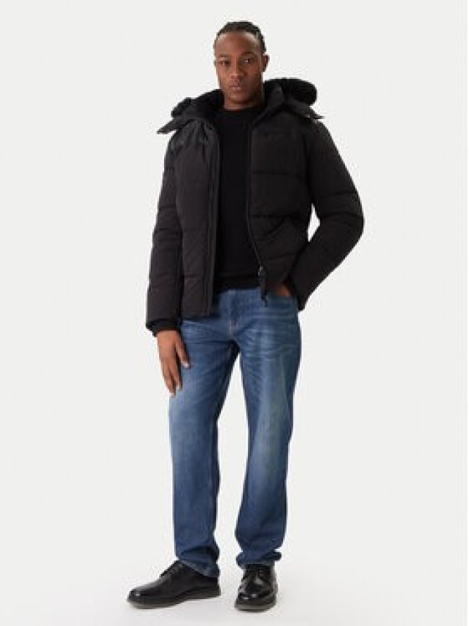 Guess Kurtka zimowa M5BL2A W2202 Czarny Regular Fit