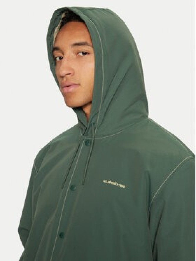 Quiksilver Kurtka przejściowa Rain Cloud EQYJK04110 Zielony Regular Fit