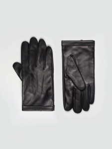 Rękawiczki męskie skórzane czarne Klasman 906