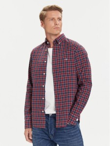 Gant Koszula 3250213 Bordowy Regular Fit