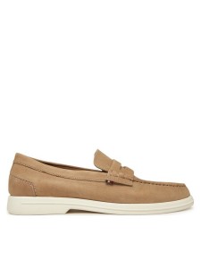 Tommy Hilfiger Mokasyny Nubuck P Loafer FM0FM05350 Beżowy
