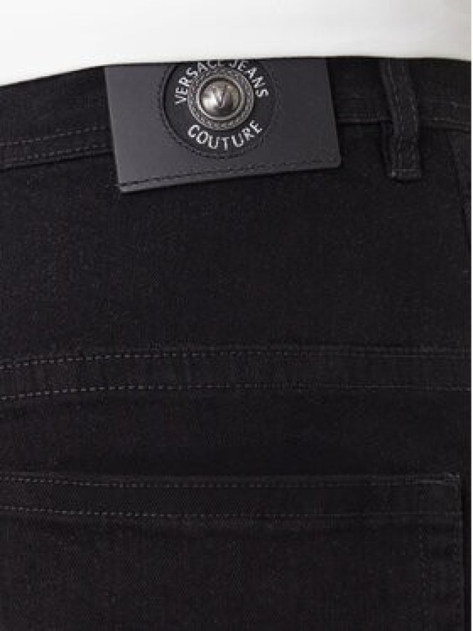 Versace Jeans Couture Jeansy 80GAB5RE CDW00 Czarny Straight Fit