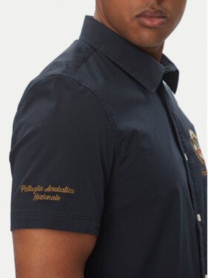 Aeronautica Militare Koszula 251CA1285CT3288 Granatowy Regular Fit