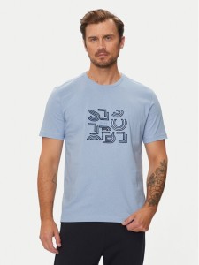 Boss T-Shirt 50519350 Niebieski Regular Fit