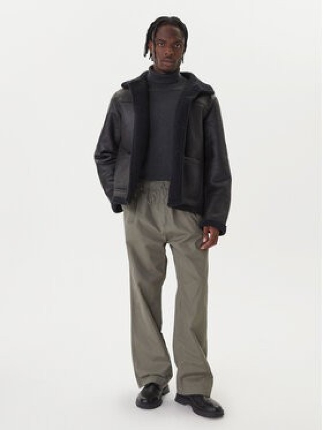 Jack & Jones Kurtka z imitacji skóry Cambridge 12282946 Czarny Regular Fit