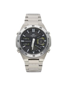 Casio Zegarek EFV-C110D-1A3VEF Srebrny