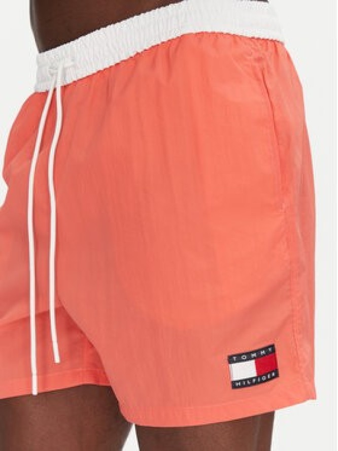 Tommy Hilfiger Szorty kąpielowe UM0UM03455 Różowy Slim Fit
