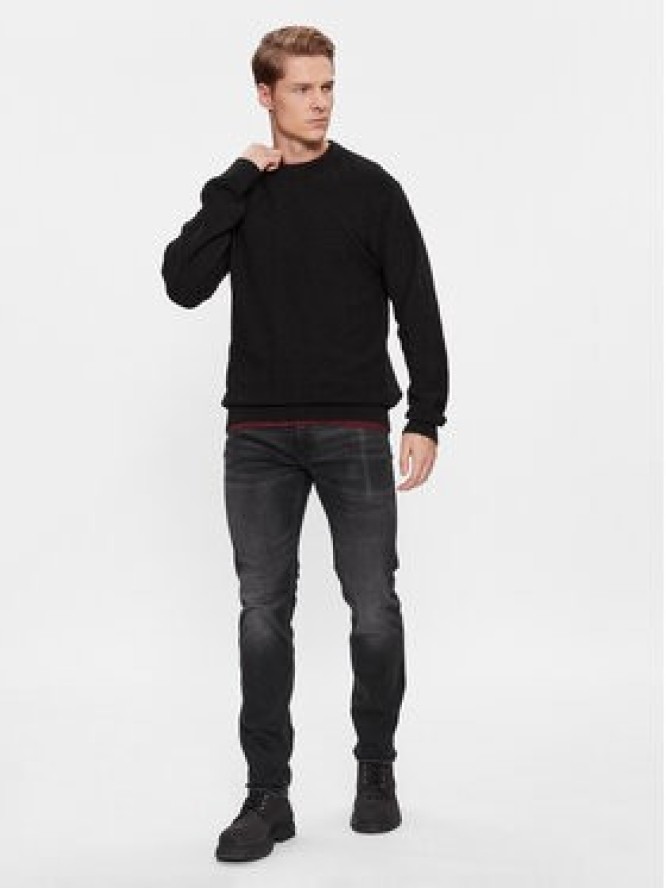 Hugo Sweter Sonderson 50500007 Czarny Regular Fit