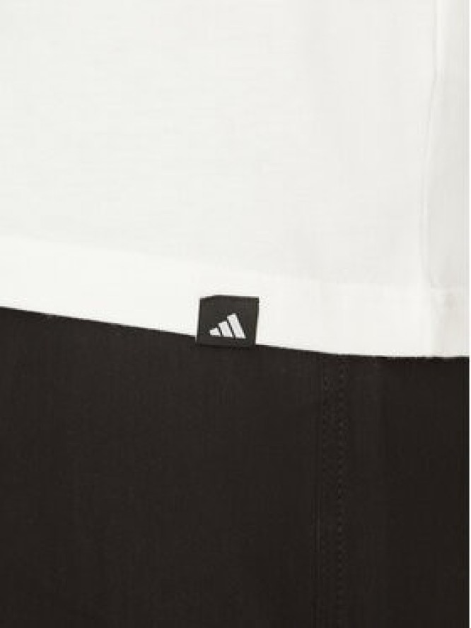 adidas T-Shirt Summer Prep Graphic JI9414 Biały Regular Fit