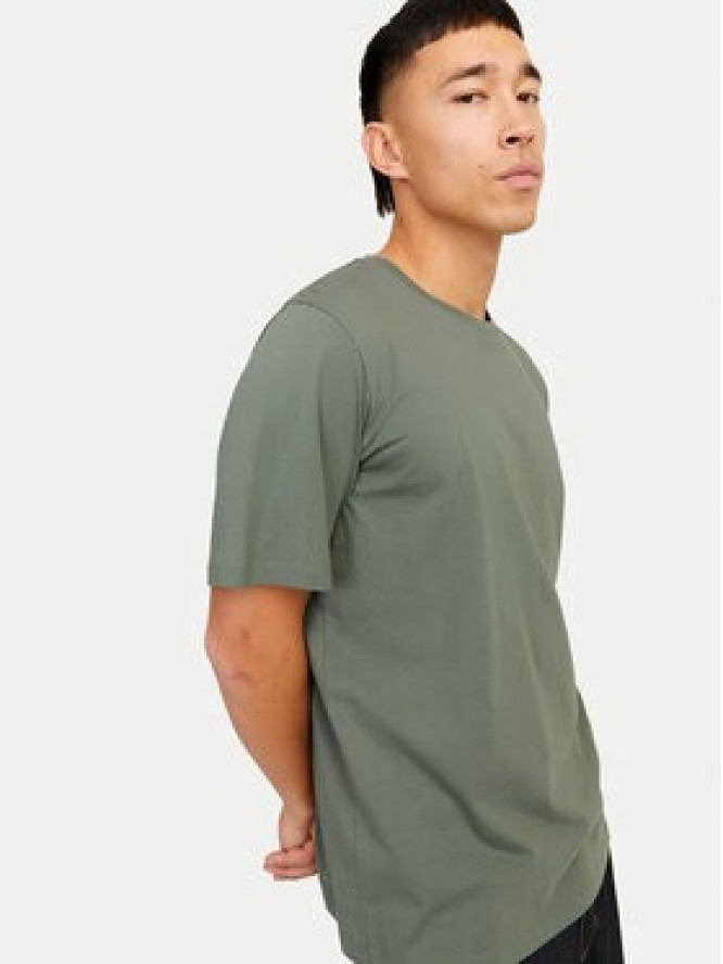 Jack & Jones T-Shirt Organic Basic 12156101 Zielony Standard Fit