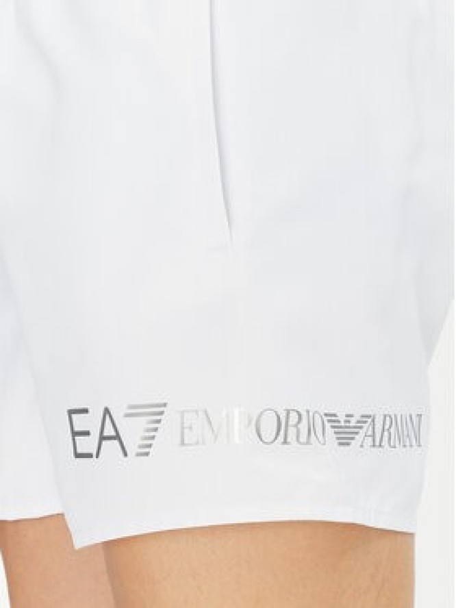 EA7 Emporio Armani Szorty kąpielowe 7M000519 AF13049 M0076 Biały Regular Fit