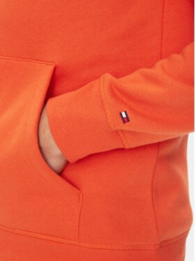 Tommy Hilfiger Bluza Logo MW0MW11599 Pomarańczowy Regular Fit