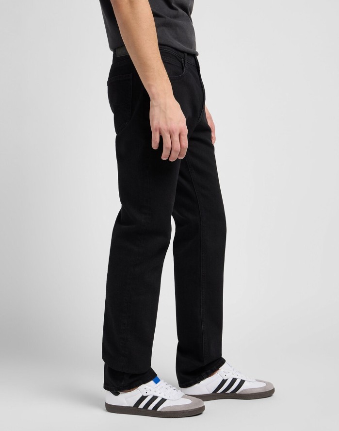 LEE MĘSKIE SPODNIE JEANSOWE WEST BLACK RINSE 112345392 L70W014054