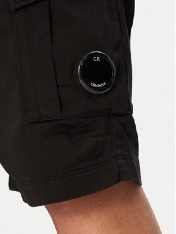 C.P. Company Szorty materiałowe 18CMBE116A005694G Czarny Regular Fit