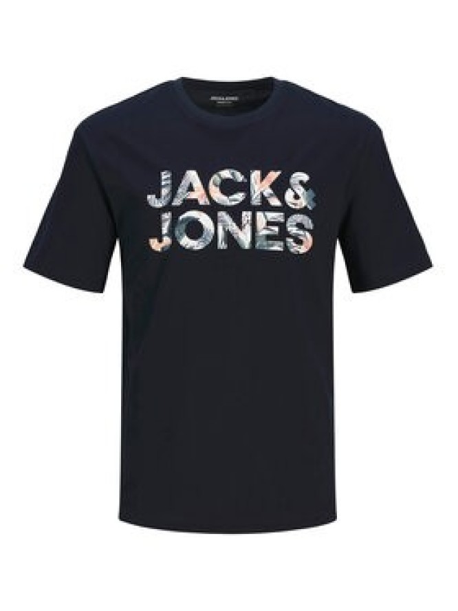 Jack & Jones T-Shirt Bryan 12268127 Granatowy Relaxed Fit
