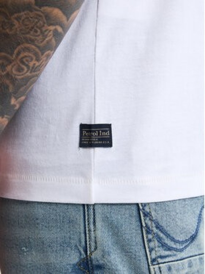 Petrol Industries T-Shirt M-1050-TSR644 Biały Regular Fit