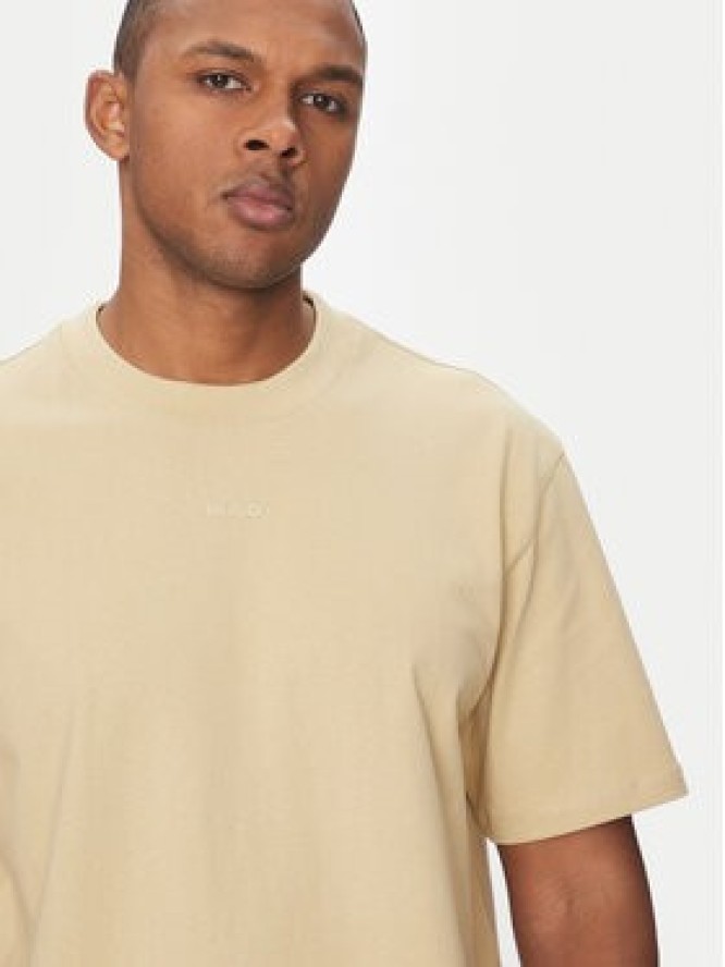 HUGO T-Shirt Dapolino 50488330 Beżowy Relaxed Fit