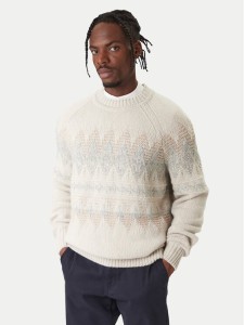 BOSS Sweter Karombo 50548686 Beżowy Regular Fit
