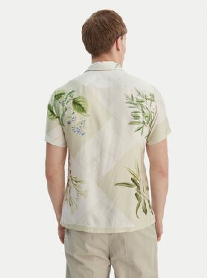 Guess Koszula M6GH81 W2063 Zielony Regular Fit