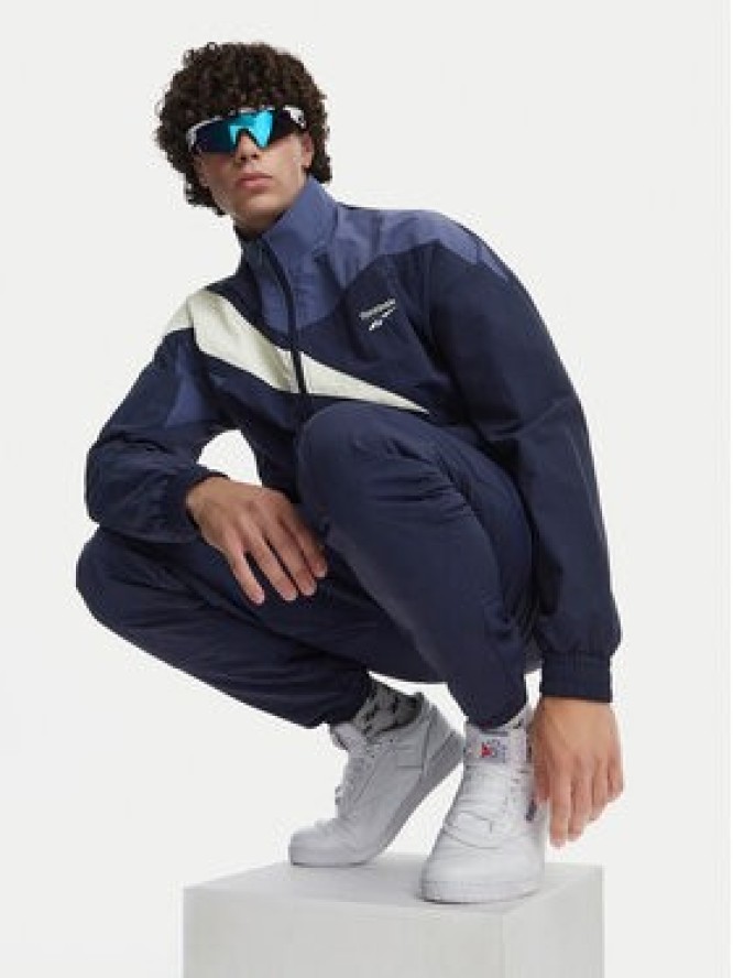 Reebok Bluza Borys RK25720CCM Granatowy Relaxed Fit