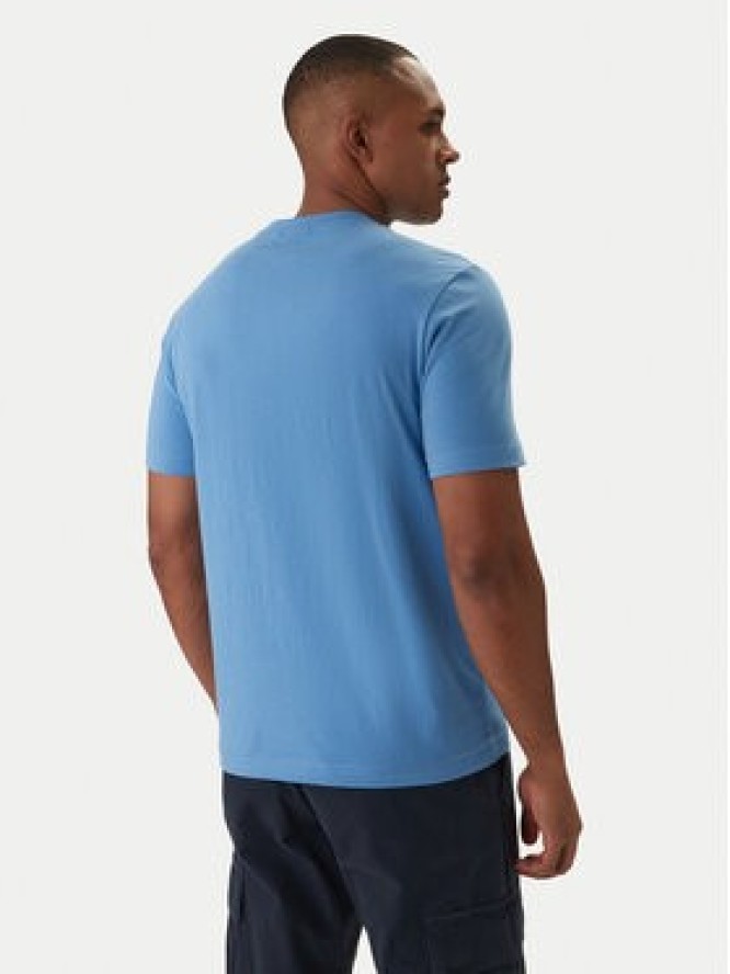 Napapijri T-Shirt S-Box Logo NP0A4IFL Niebieski Regular Fit