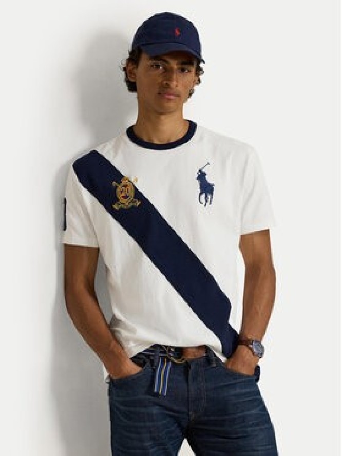 Polo Ralph Lauren T-Shirt 710981767004 Biały Regular Fit