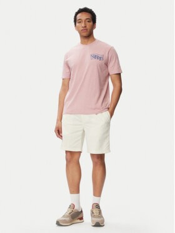 Napapijri T-Shirt S-Elior NP0A4HZY Różowy jasny Relaxed Fit